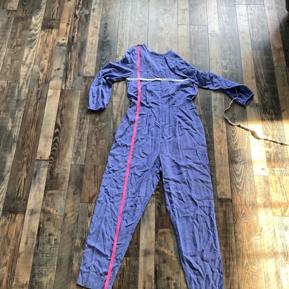 Waist-Defined Cross-Back Jumpsuit for Women Periwinkle Medium - Picture 7 of 12